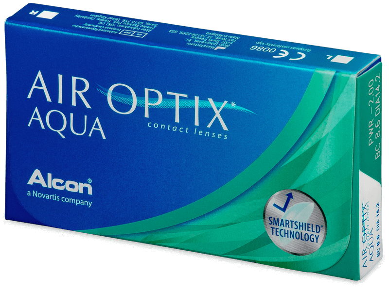 Air Optix Aqua (3 leče) - Mesečne kontaktne leče