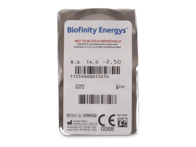 Biofinity Energys (6 leč) - Predogled blister embalaže