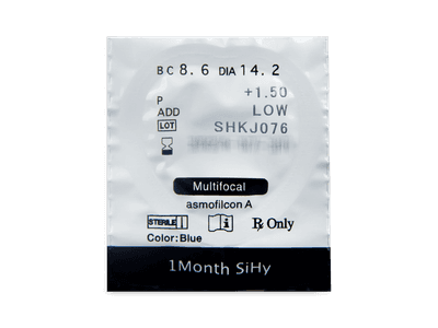 Miru 1month Menicon multifocal (6 leč) - Predogled blister embalaže