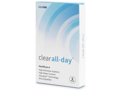 Clear All-Day (6 leč) - Mesečne kontaktne leče