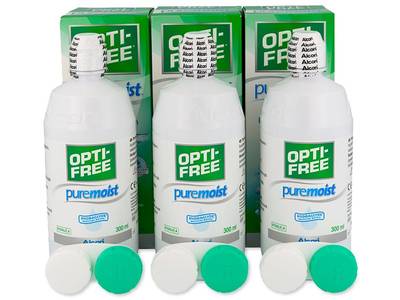 Tekočina OPTI-FREE PureMoist 3 x 300 ml
