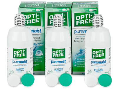 Tekočina OPTI-FREE PureMoist 3 x 300 ml - Economy 3-pack - solution
