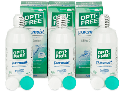 Tekočina OPTI-FREE PureMoist 3 x 300 ml - Economy 3-pack - solution