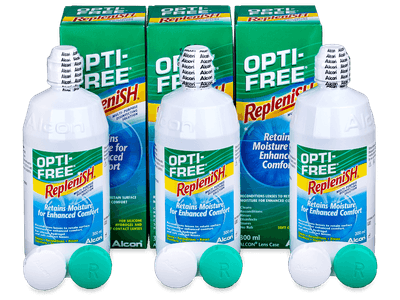 Tekočina OPTI-FREE RepleniSH 3 x 300 ml - Starejši dizajn