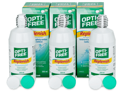 Tekočina OPTI-FREE RepleniSH 3 x 300ml - Economy 3-pack - solution