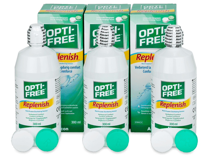 Tekočina OPTI-FREE RepleniSH 3 x 300 ml - Economy 3-pack - solution
