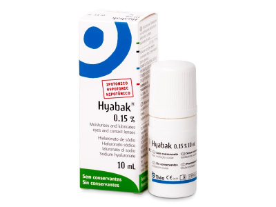 Kapljice za oči Hyabak 10 ml  - Starejši dizajn