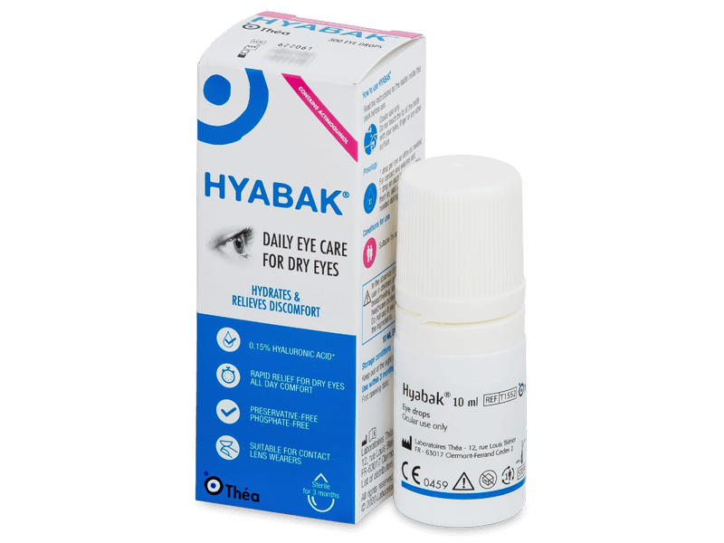 Kapljice za oči Hyabak 10 ml  - Kapljice za oči