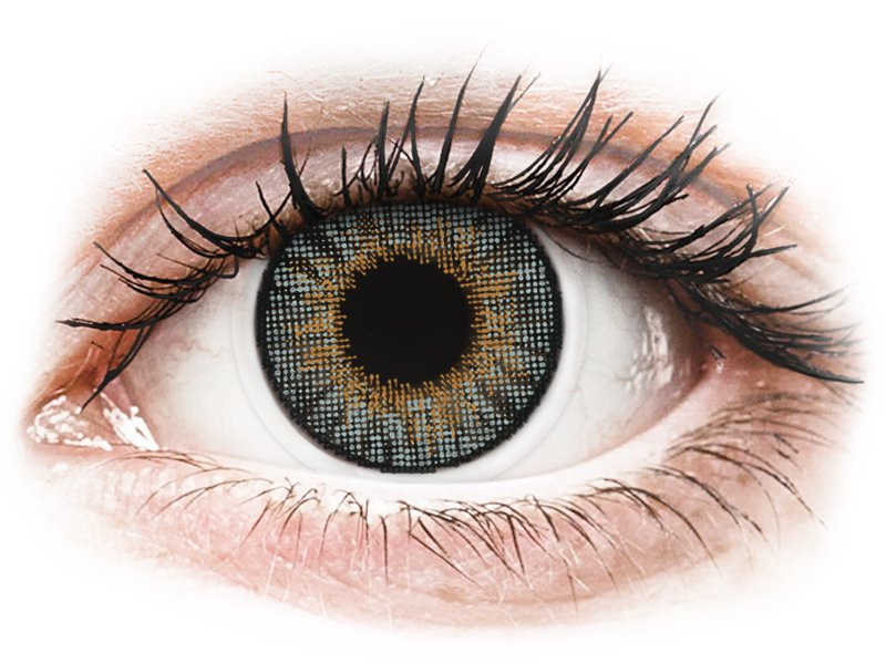 Air Optix Colors - Grey - z dioptrijo (2 leči) - Barvne kontaktne leče