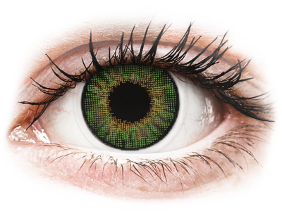 Air Optix Colors - Green - z dioptrijo (2 leči) - Barvne kontaktne leče