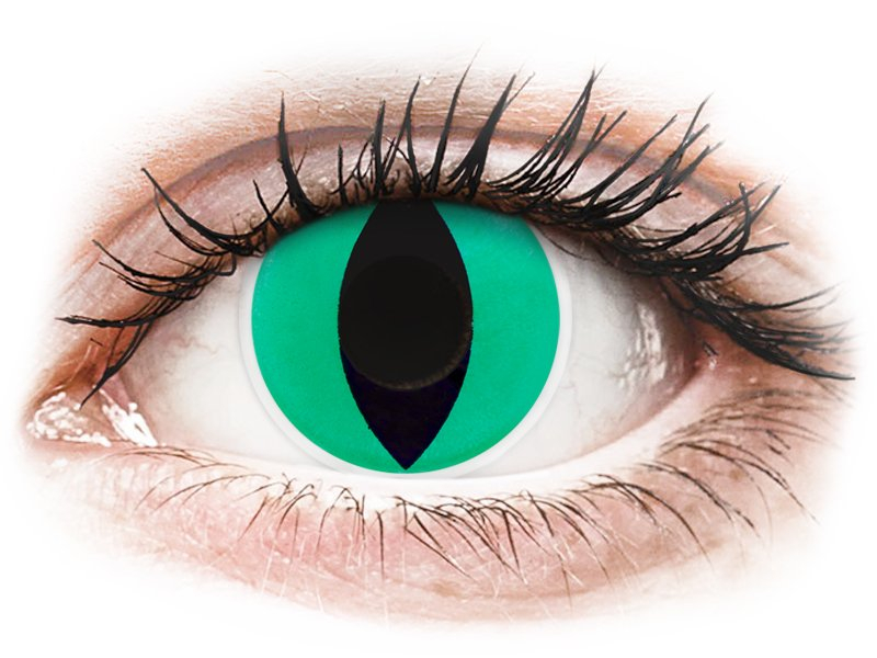ColourVUE Crazy Lens - Anaconda - brez dioptrije (2 leči) - Barvne kontaktne leče