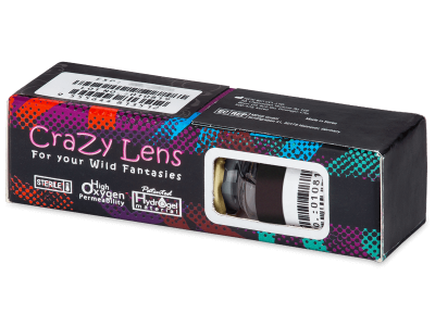 ColourVUE Crazy Lens - BlackOut - brez dioptrije (2 leči) - Ta izdelek je na voljo tudi v tej različici pakiranja