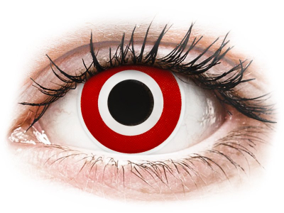 ColourVUE Crazy Lens - Bulls Eye - brez dioptrije (2 leči)