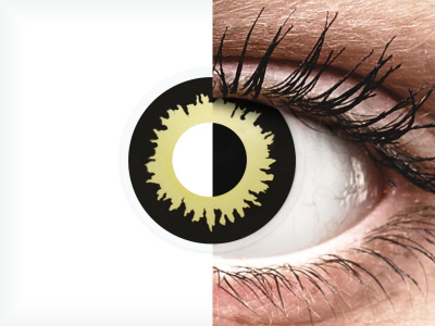 ColourVUE Crazy Lens - Eclipse - brez dioptrije (2 leči)