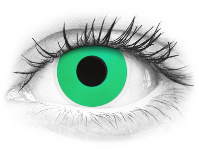 ColourVUE Crazy Lens - Emerald (Green) - brez dioptrije (2 leči)