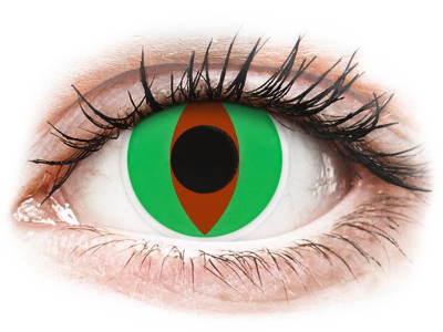 ColourVUE Crazy Lens - Raptor - brez dioptrije (2 leči) - Barvne kontaktne leče