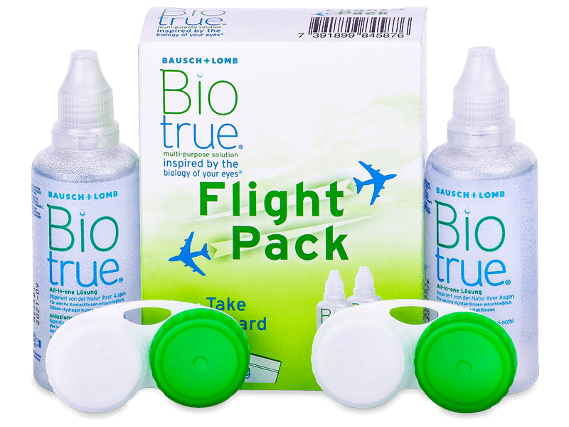 Tekočina Biotrue Flight Pack 2 x 60 ml - Package deal