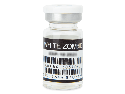 ColourVUE Crazy Lens - White Zombie - brez dioptrije (2 leči) - Predogled blister embalaže