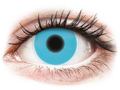 ColourVUE Crazy Glow Blue - brez dioptrije