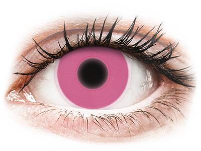 ColourVUE Crazy Glow Pink - brez dioptrije