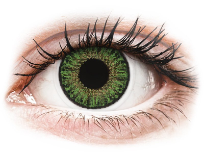 TopVue Color daily - Green - brez dioptrije (10 leč) - Barvne kontaktne leče