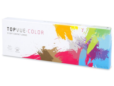 TopVue Color daily - Sapphire Blue - z dioptrijo (10 leč) - Barvne kontaktne leče