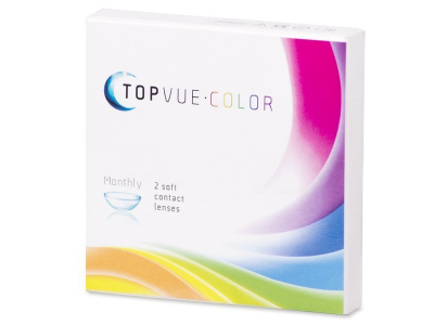 TopVue Color - Brown - z dioptrijo (2 leči) - Starejši dizajn