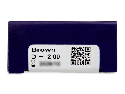 TopVue Color - Brown - z dioptrijo (2 leči) - Predogled lastnosti