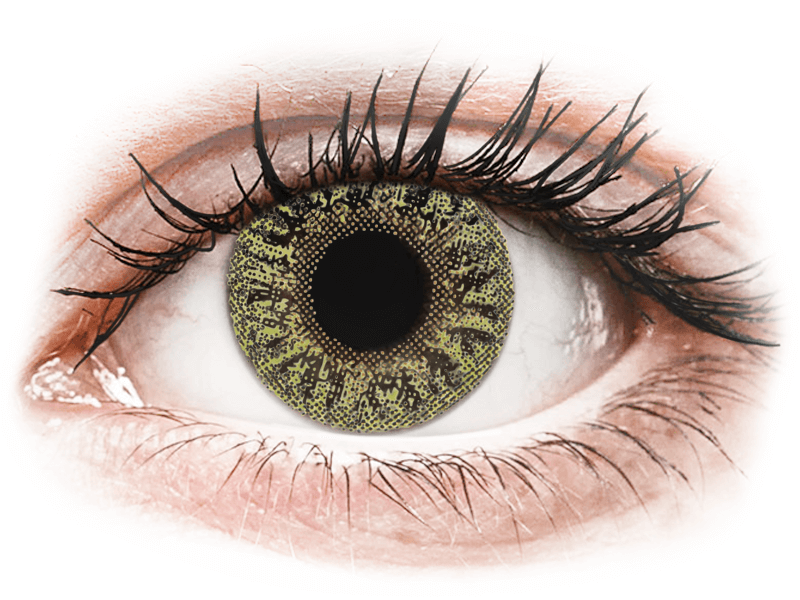 TopVue Color - Green - z dioptrijo (2 leči) - Barvne kontaktne leče