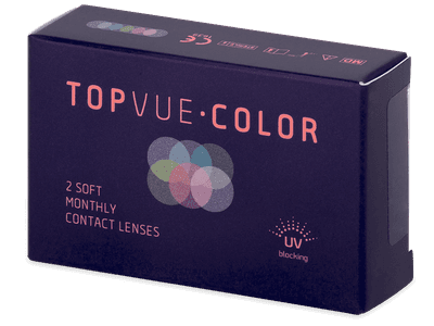 TopVue Color - True Sapphire - z dioptrijo (2 leči) - Barvne kontaktne leče