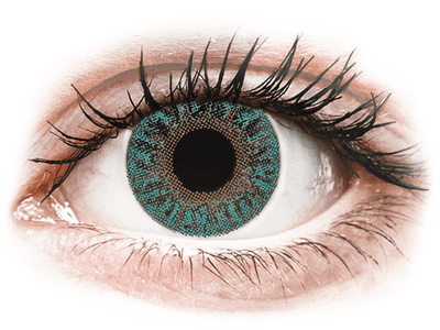 TopVue Color - Turquoise - z dioptrijo (2 leči)