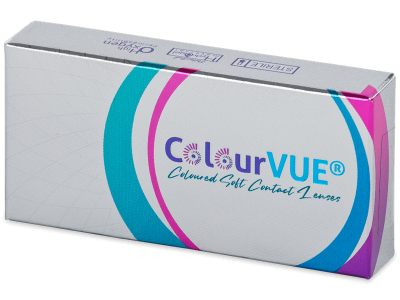 ColourVUE Glamour Aqua - z dioptrijo (2 leči) - Barvne kontaktne leče
