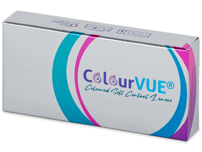 ColourVUE Glamour Aqua - brez dioptrije (2 leči) - Barvne kontaktne leče