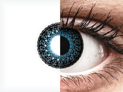 ColourVUE Eyelush Blue - z dioptrijo (2 leči)