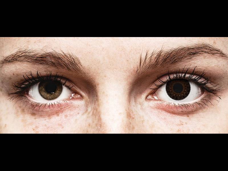 ColourVUE Eyelush Choco - z dioptrijo (2 leči)