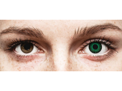 ColourVUE Eyelush Green - z dioptrijo (2 leči)