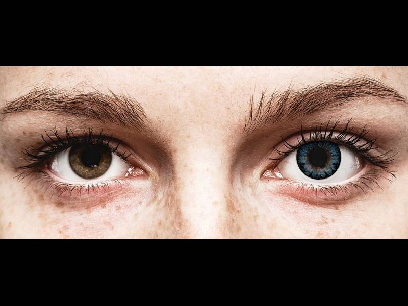 ColourVUE BigEyes Cool Blue - z dioptrijo (2 leči)
