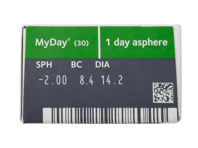 MyDay daily disposable (30 leč) - Predogled lastnosti