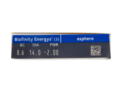 Biofinity Energys (3 leče) - Predogled lastnosti
