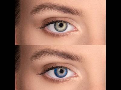 FreshLook ColorBlends Blue - brez dioptrije (2 leči)