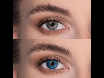 FreshLook ColorBlends Brilliant Blue - z dioptrijo (2 leči)