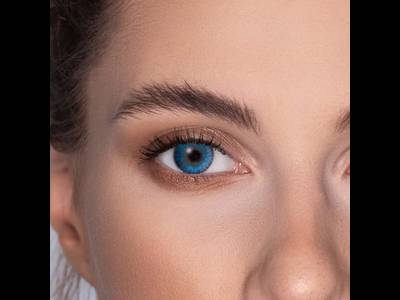 FreshLook ColorBlends Brilliant Blue - z dioptrijo (2 leči)