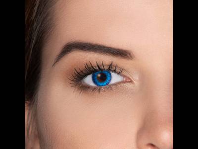 FreshLook ColorBlends Brilliant Blue - z dioptrijo (2 leči)