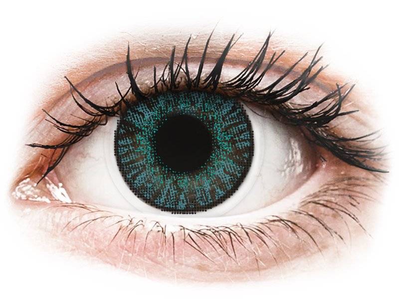 FreshLook ColorBlends Brilliant Blue - brez dioptrije (2 leči)