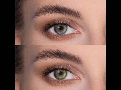 FreshLook ColorBlends Gemstone Green - z dioptrijo (2 leči)