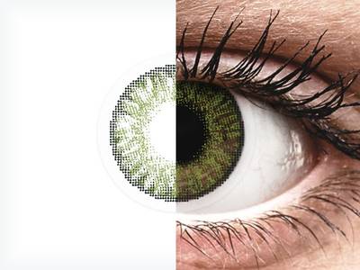 FreshLook ColorBlends Green - z dioptrijo (2 leči)