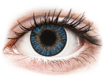 FreshLook ColorBlends True Sapphire - z dioptrijo (2 leči) - Barvne kontaktne leče