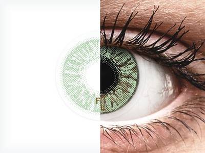 FreshLook Colors Green - z dioptrijo (2 leči)