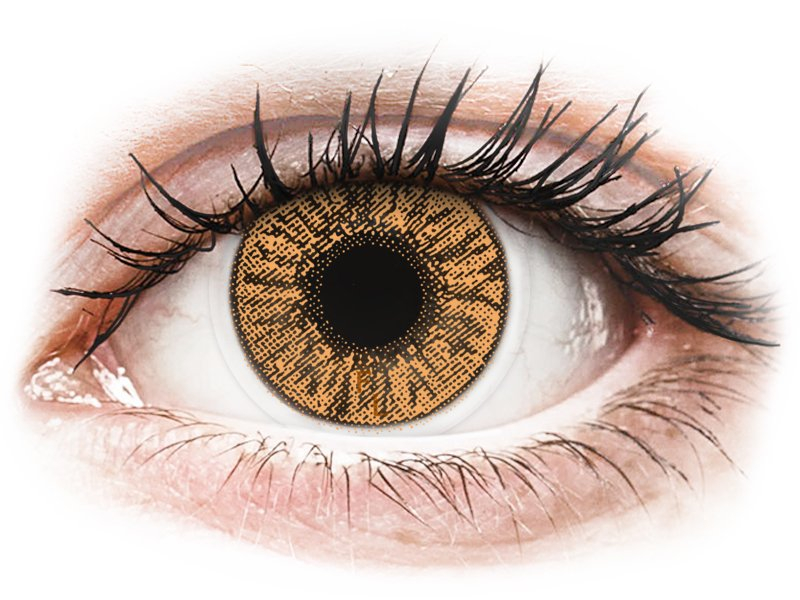 FreshLook Colors Hazel - z dioptrijo (2 leči) - Barvne kontaktne leče