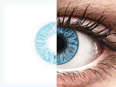 FreshLook Colors Sapphire Blue - z dioptrijo (2 leči)